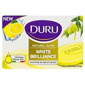 Мыло твердое Duru White Brilliance с оливковым маслом, экстрактом плодов папайи и лимона 90г