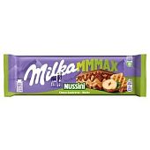 Шоколад молочный Milka Nussini с измельченным фундуком и вафлей 270г