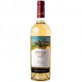 Вино Bostavan Muscat белое полусладкое 11,5% 0,75л