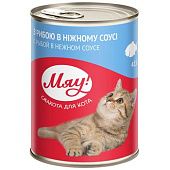 Корм для котов Мяу! Рыбное ассорти в нежном соусе 415г
