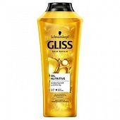 Питательный шампунь Gliss Oil Nutritive для сухих и поврежденных волос 400мл