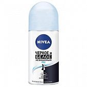 Дезодорант Nivea Pure Невидимая Защита для черного и белого роликовый для женщин 50мл
