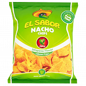 Чипсы El Sabor Nacho со вкусом перца халапеньо 225г