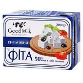 Сыр Good Milk Фита мягкий 50% 200г