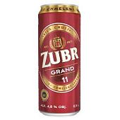 Пиво Zubr Grand светлое 4,8% 0,5л