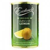 Оливки Excelencia фаршированные лимоном 314мл