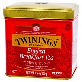 Чай черный Twinings Английский завтрак 100г