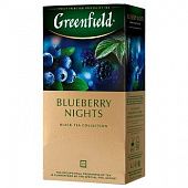 Чай Greenfield Blueberry Nights черный 25шт х 1,5г