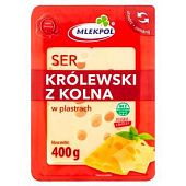 Сыр Mlekpol Królewski Z Kolna нарезанный 400г