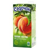 Сок Садочок персик-яблоко 0,95л