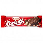 Батончик вафельный Roshen Roshetto Dark в шоколадной глазури 34г