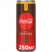 Напиток газированный Coca-Cola Plus Coffee Карамель с экстрактом кофе 250мл