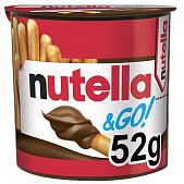 Паста ореховая Nutella с какао и хлебные палочки 52г