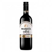 Вино Marques de Chive красное сухое 9-13% 0,75л