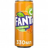 Напиток газированный Fanta Апельсин 0,33л