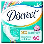 Прокладки ежедневные Discreet Water Lily Deo мультиформ 60шт