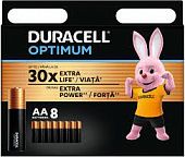 Батарейки Duracell Optimum щелочные LR6 АА 8шт