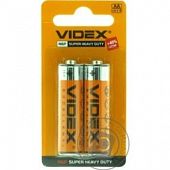 Батарейки Videx солевые R06P AA 2шт