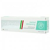 Зубная паста Brillante Herbal Whitening отбеливающая анибактериальная 75мл