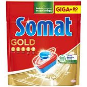 Таблетки Somat Gold для мытья посуды в посудомоечной машине 90шт