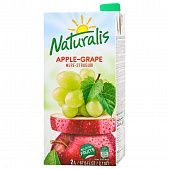 Нектар Naturalis яблочно-виноградный 2л