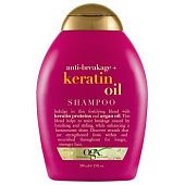 Шампунь для волос Ogx® Keratin Oil против ломкости с кератиновым маслом 385мл