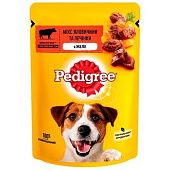 Корм для собак Pedigree с говядиной в желе 100г