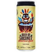 Пиво Mikki Brew Born of Coconut American Stout темное нефильтрованное 7% 0,33л