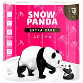 Туалетная бумага Snow Panda Extra Care Aroma 4 слоя 4шт