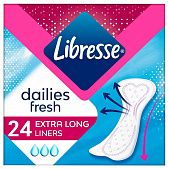 Прокладки ежедневные Libresse Dailies Fresh extra long удлиненные 24шт