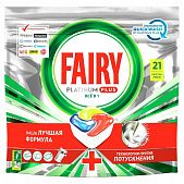 Таблетки Fairy Platinum Plus для посудомоечных машин 21шт