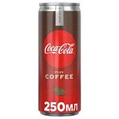 Напиток газированный Coca-Cola Plus Coffee с экстрактом кофе 250мл