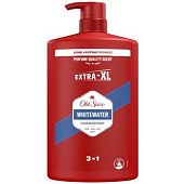 Гель для душа + Шампунь Old Spice Whitewater Extra-XL 3в1 1л