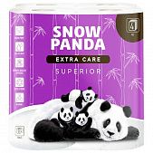 Туалетная бумага Snow Panda superior четырехслойная 8шт