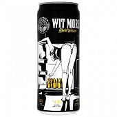 Пиво Mikki Wit More Hefe Weizen светлое пшеничное 4,9% 0,33л