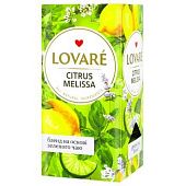 Чай травяной и зеленый Lovare Цитрус и мелисса 1,5г*24шт