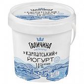 Йогурт Галичина Карпатский без сахара 3% 500г