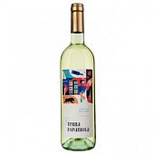 Вино Terra Espaniola белое полусладкое 10,5% 0,75л