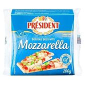 Сыр плавленый President Моцарелла для пиццы 40% 200г