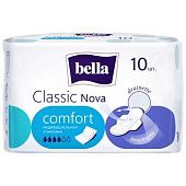 Прокладки гигиенические Bella Classic Nova Comfort Drainette с крылышками 10шт