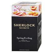 Чай черный Sherlock Secrets Spring Feeling с тимьяном и ароматом персика 1,8г*22шт