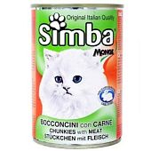 Корм Simba Говядина для кошек 415г