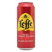 Пиво Leffe Ruby светлое 5% 0,5л
