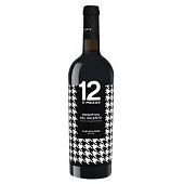 Вино 12 E Mezzo Fashion Edition Primitivo del Salento IGP красное полусухое 12,5% 0,75л