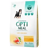 Корм сухой Optimeal с курицей для взрослых собак больших пород 4кг