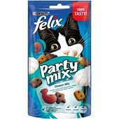 Лакомство для кошек Felix Party Miх Океанический микс 60г