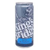 Напиток слабоалкогольный King's Bridge Gin & Tonic 7% 0,33л