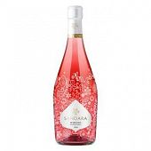 Вино игристое Sandara розовое полусладкое 7,5% 0,75л