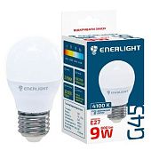 Лампа Enerlight светодиодная G45 9Вт 4100K E27