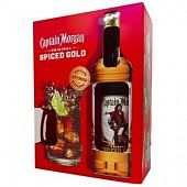 Набор Ром Captain Morgan Spiced Gold 35% 0,7л + чашка